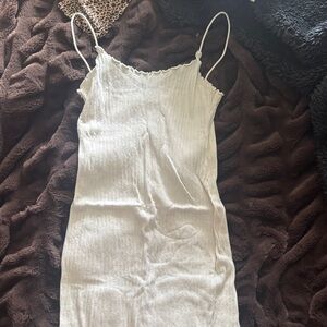 SHEIN Cream Mini Dress